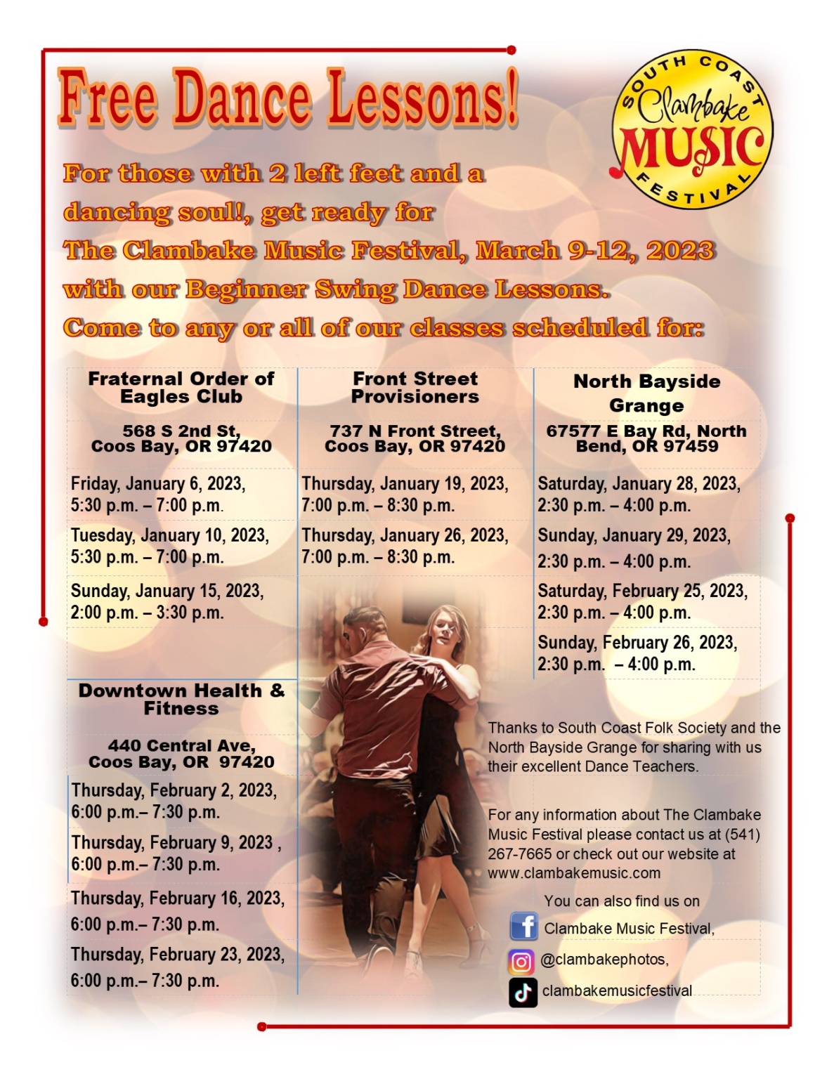 South Coast Clambake Music Festival 2023 Clambake Music Festival