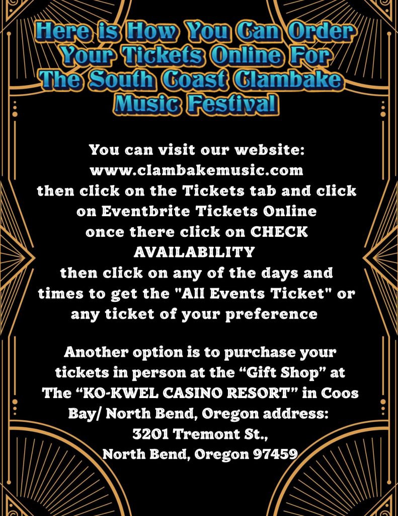 How to order your tickets