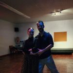 Lesson under disco ball